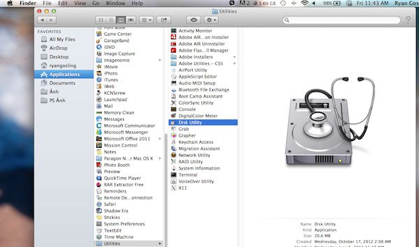 các tiện ích quan trọng trên Macbook