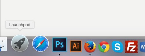 sử dụng Launchpad trên macOS Sierra