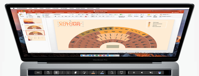 Microsoft bắt đầu thử nghiệm chức năng Touch Bar trên Office