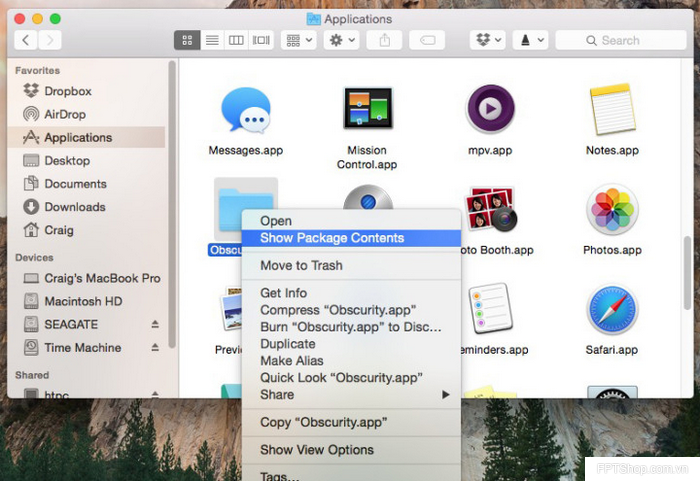 ẩn nhanh file trên Macbook Air cũ chính hãng