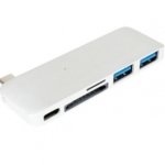 Cáp chuyển HyperDrive 5 in 1 Type-C to USB-C/USB 3.1/SD/TF (GN21B) - ảnh 3
