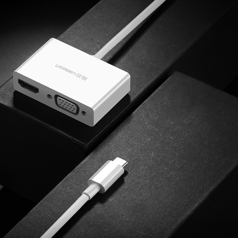 Cáp chuyển Ugreen từ Type-C ra HDMI + VGA - ảnh 2