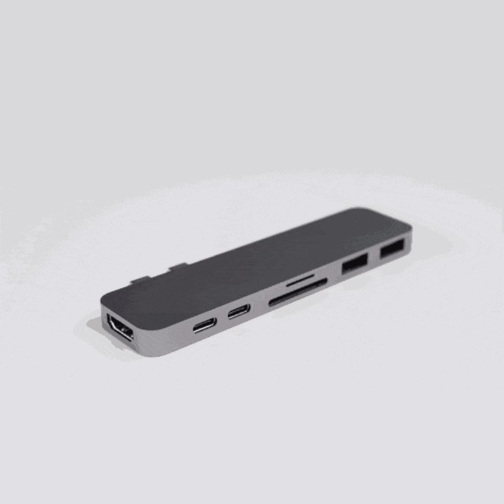 Cáp chuyển HyperDrive 7 in 2 Type-C to HDMI/USB-C/USB 3.1/SD/TF ( GN28B) - ảnh 3