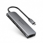 Cáp chuyển Ugreen 5 in 1 Type C to HDMI/USB-C/USB 3.0 (50209) - ảnh 3
