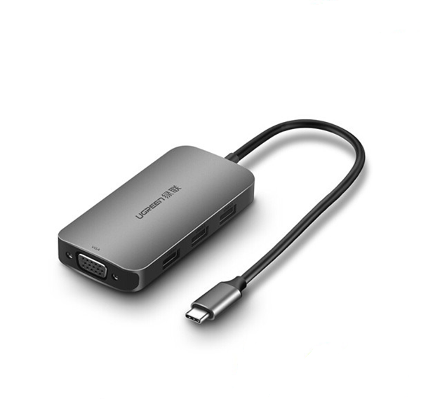 Cáp chuyển Ugreen 4 in 1 Type-C to VGA/USB 3.0 (50210) - ảnh 2