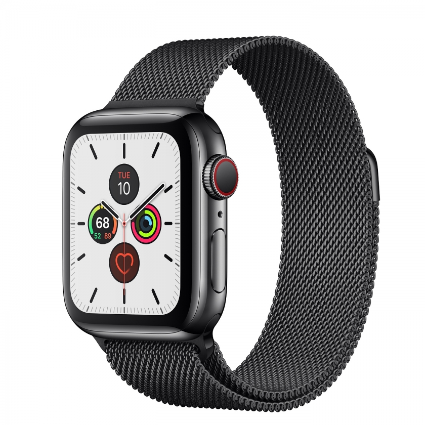 Apple Watch Series 5 GPS + Cellular ( Thép/40mm/Milan ) - ảnh 3
