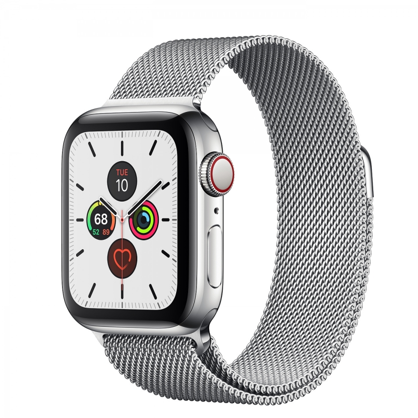 Apple Watch Series 5 GPS + Cellular ( Thép/40mm/Milan ) - ảnh 2