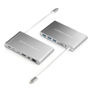Cáp chuyển HyperDrive 11 in 1 Type-C to HDMI/VGA/LAN/USB-C/USB 3.0/SD/TF/Mini Displayport/jack 3.5mm