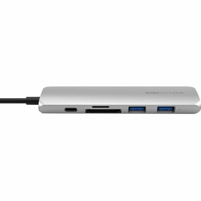 Cáp chuyển HyperDrive 6 in 1 Type-C to HDMI/USB-C/USB 3.0/SD/TF (HD22E) - ảnh 1