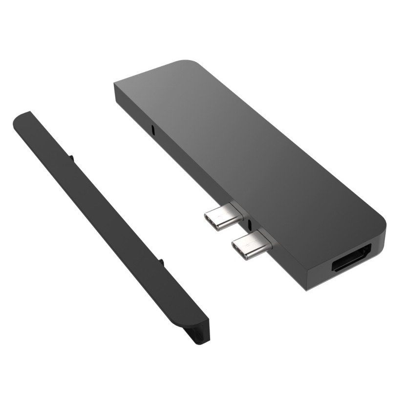 Cáp chuyển HyperDrive 7 in 2 Type-C to HDMI/USB-C/USB 3.0/SD/TF (HD28C) - ảnh 3