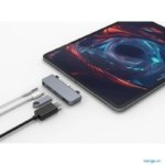 Cáp chuyển HyperDrive 4 in 1 Type-C to HDMI/USB-C/USB 3.0/jack 3.5mm (HD319E) - ảnh 1