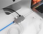 Cáp chuyển HyperDrive 9 in 1 Type-C to HDMI/LAN/USB-C/USB 3.0/SD/TF/jack 3.5mm (HD30F) - ảnh 2