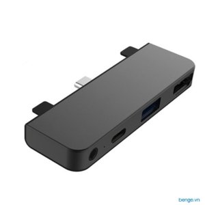 Cáp chuyển HyperDrive 4 in 1 Type-C to HDMI/USB-C/USB 3.0/jack 3.5mm (HD319E)