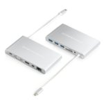 Cáp chuyển HyperDrive 11 in 1 Type-C to HDMI/VGA/LAN/USB-C/USB 3.0/SD/TF/Mini Displayport/jack 3.5mm - ảnh 3