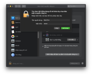 kích hoạt Find My Mac