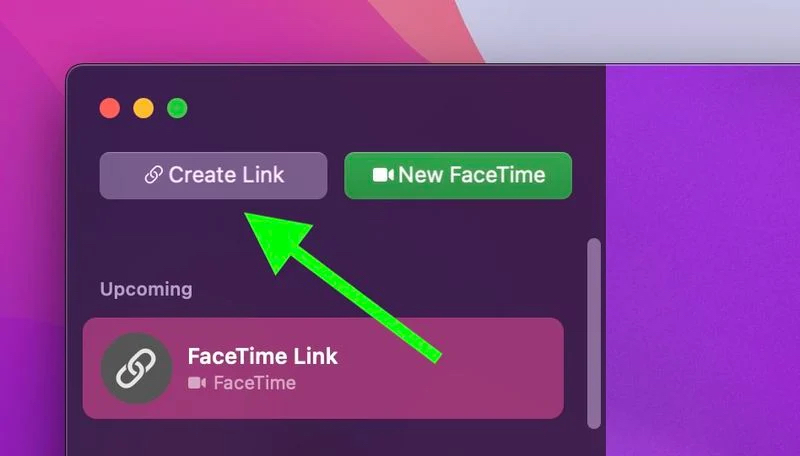 tạo facetime link