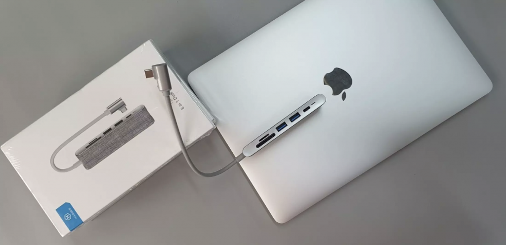 Cáp chuyển Hagibis 6 in 1 Dual USB-C Hub – CA02 (605488) - ảnh 2