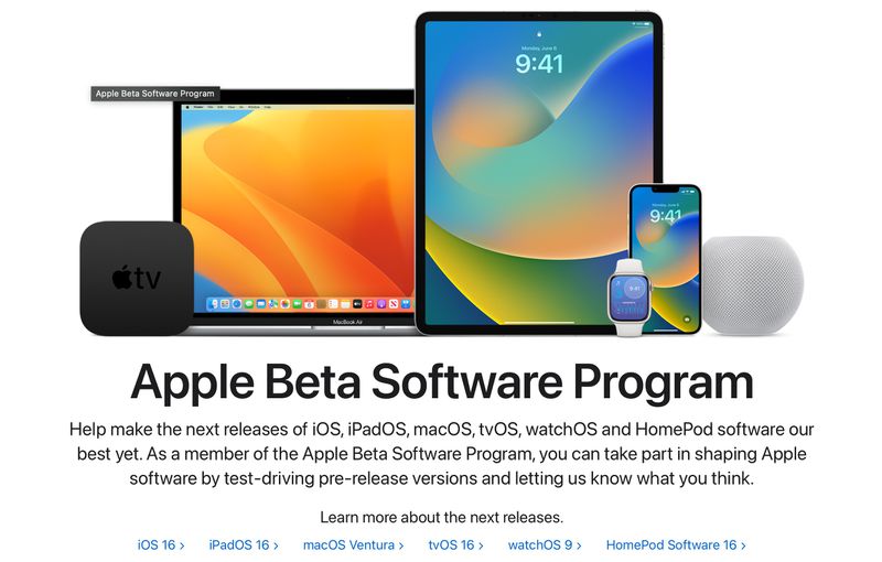 Apple Beta Software Program