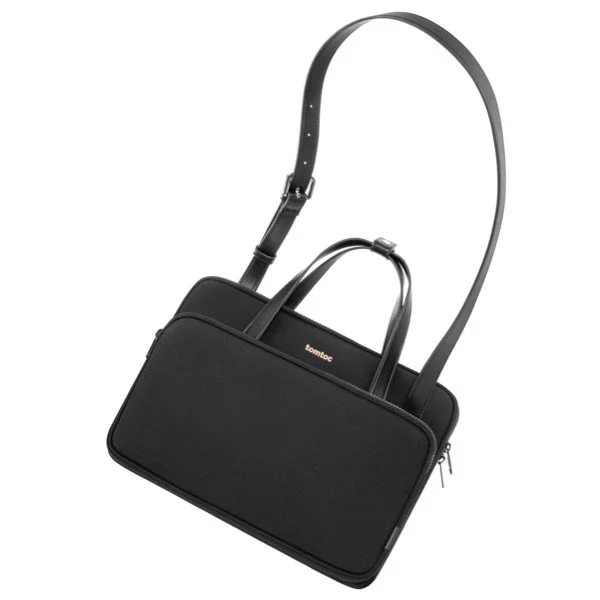 Túi đeo chéo Tomtoc (USA) Premium Leather Shoulder Bag Macbook 13/14 inch - ảnh 2