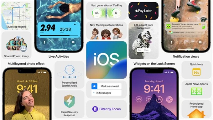 Tổng hợp những tính năng mới xuất hiện phiên bản hệ điều hành iOS 16.1