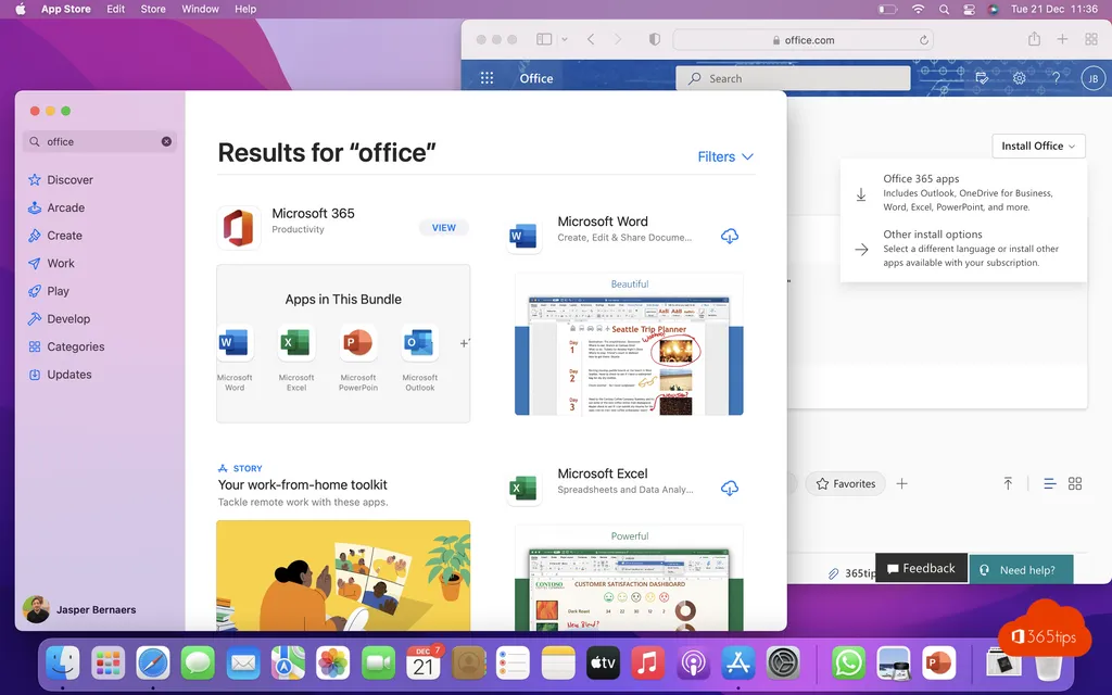 Cài các ứng dụng cơ bản như Office, Zalo, ..... - Thiết lập cơ bản dành cho Macbook