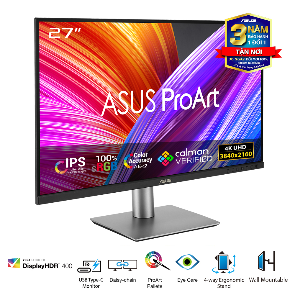 Màn hình ASUS ProArt Display PA279CRV – 27″ 4K UHD IPS – NEW - ảnh 4