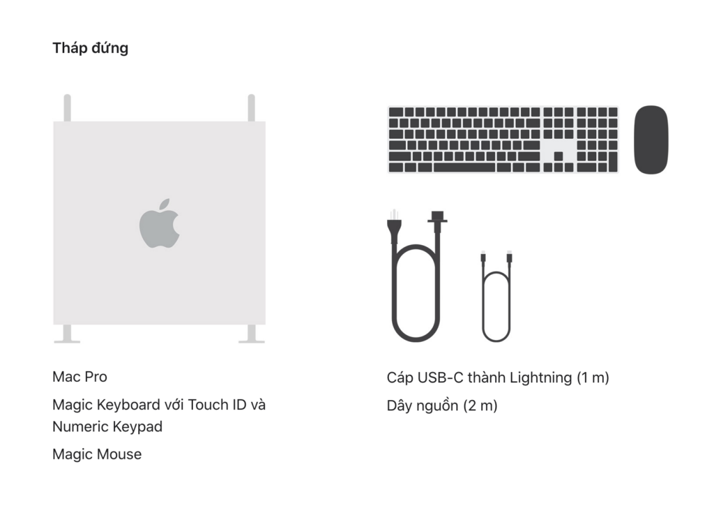 Mac Pro 2023 Apple M2 Ultra 24-core CPU 60-core GPU 64GB RAM 1TB SSD – NEW - ảnh 8