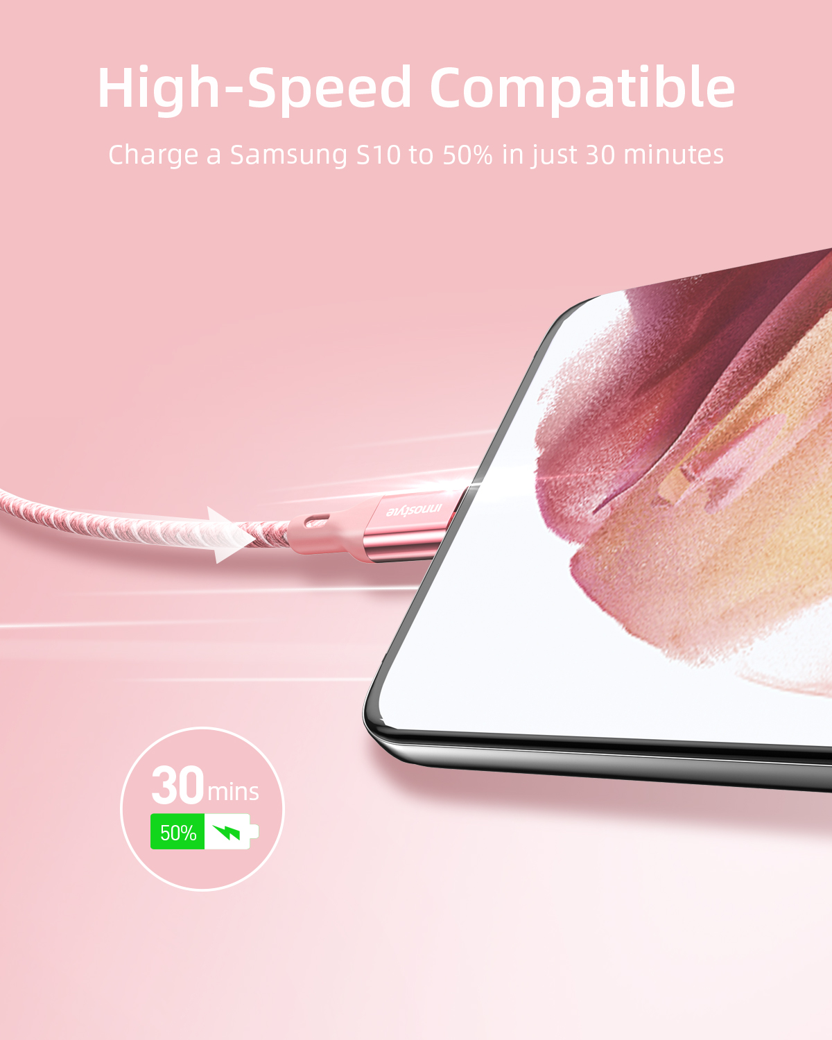 Cáp Innostyle PowerFlex USB-C to USB-C 1.5m 60W - ảnh 3