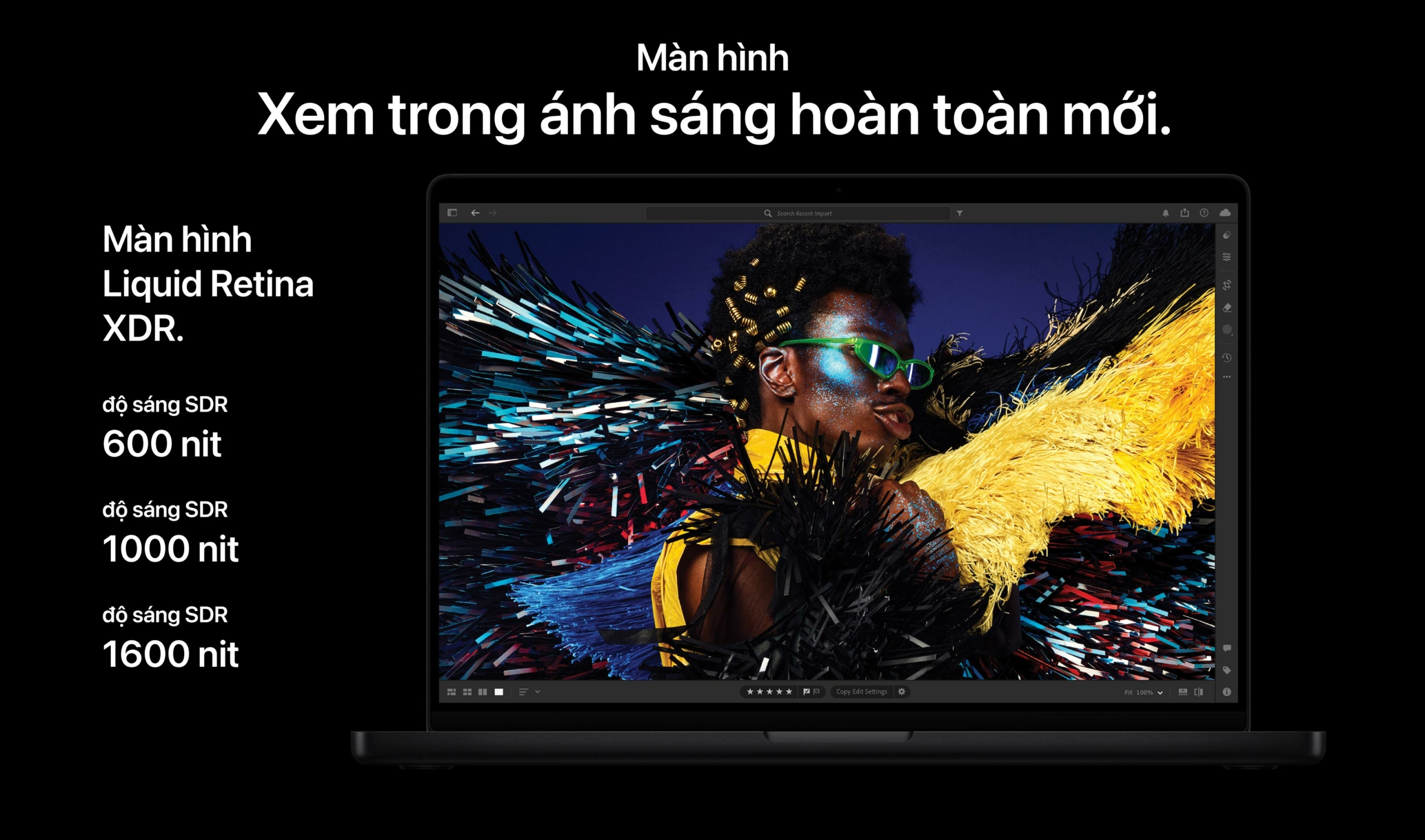 MacBook Pro 16 inch chip M4 Pro 14-CPU 20-GPU - ảnh 4