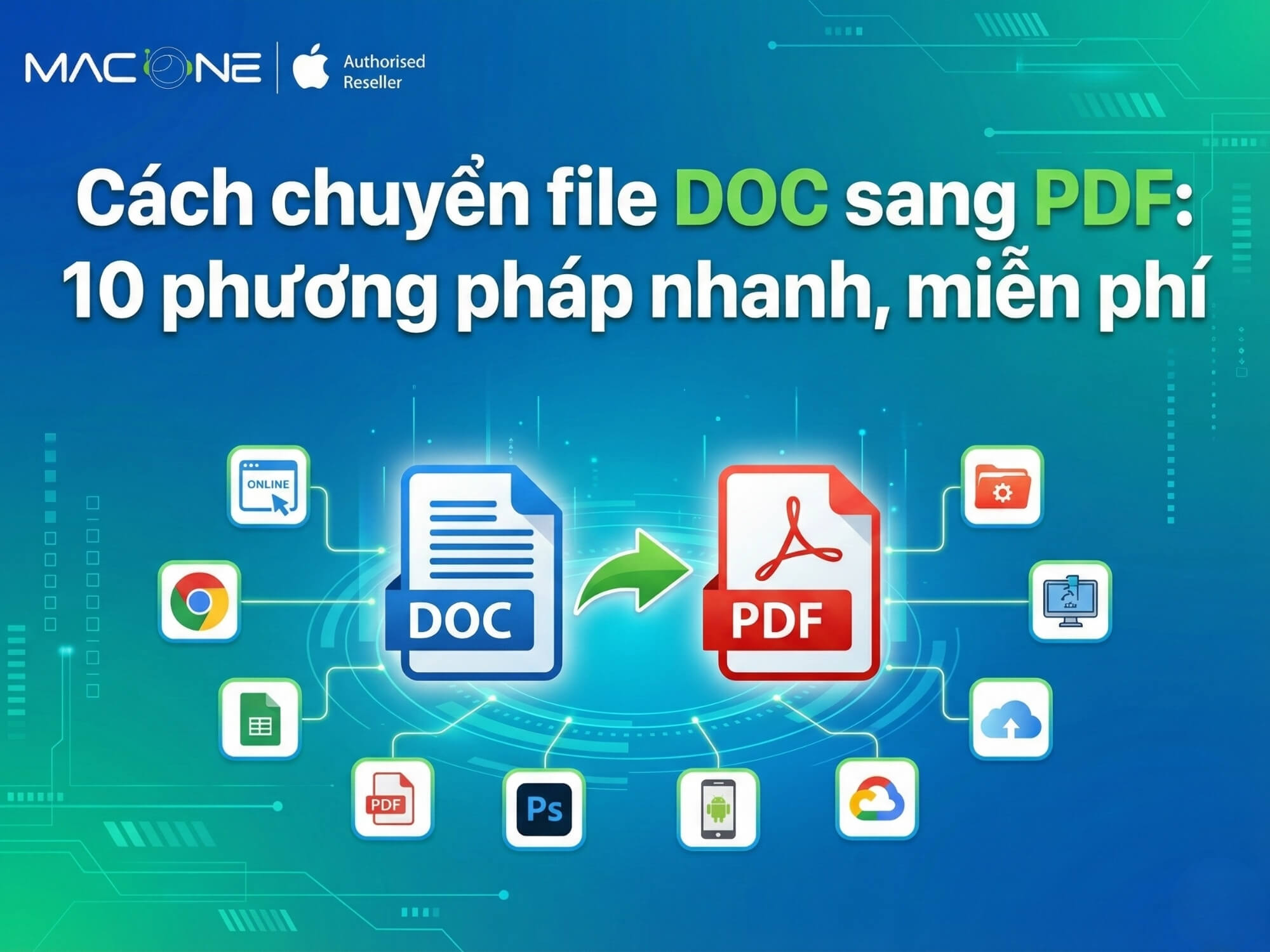 Cách chuyển file DOC sang PDF: 10 phương pháp nhanh, miễn phí