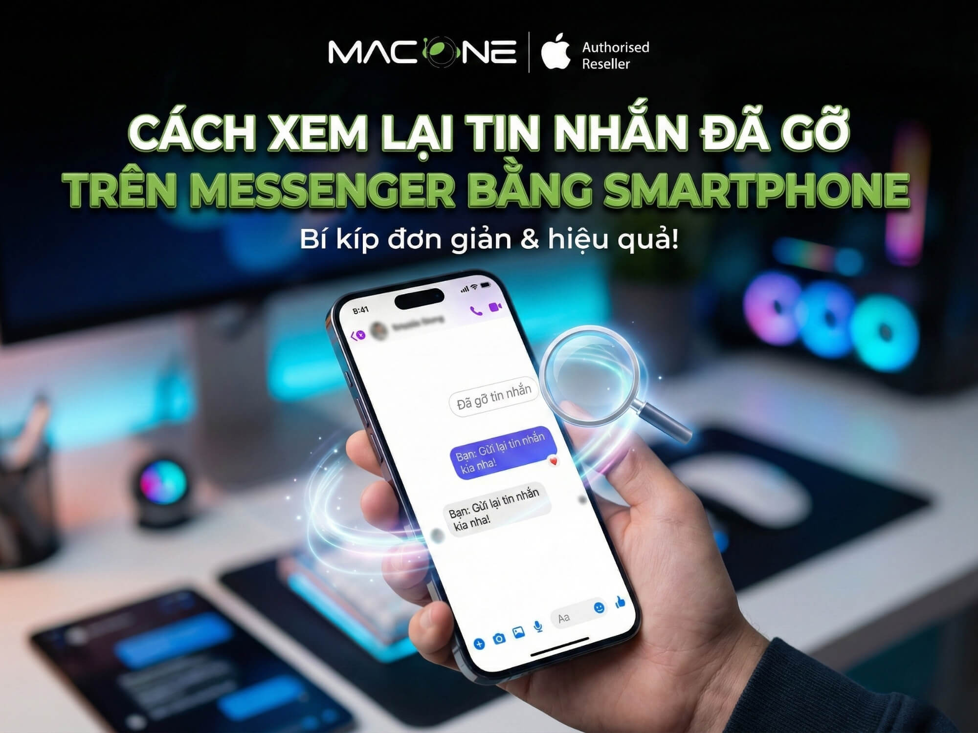 Cách xem lại tin nhắn đã gỡ trên Messenger bằng smartphone