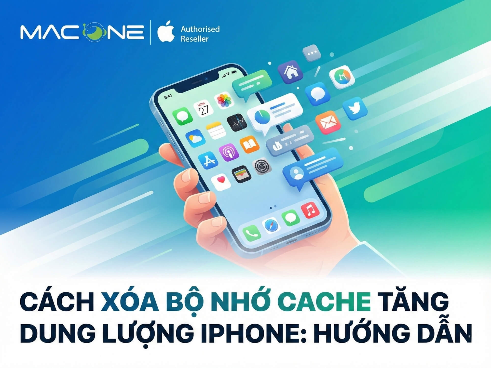 Cách xóa bộ nhớ cache tăng dung lượng iPhone: Hướng dẫn