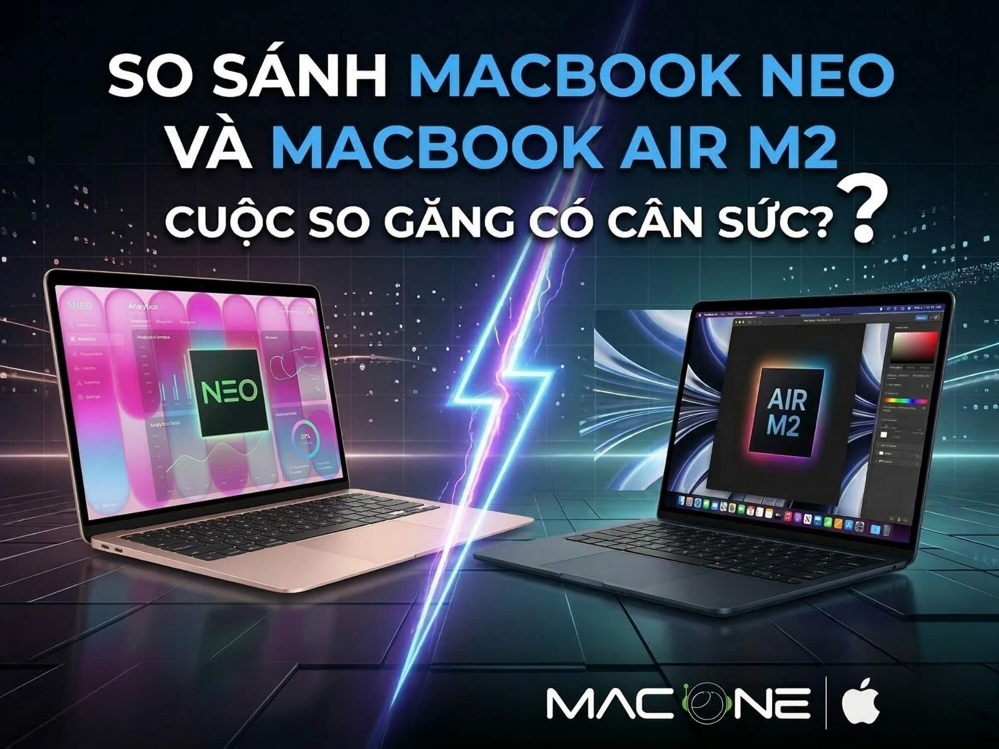 So sánh MacBook NEO và MacBook Air M2: Cuộc So Găng Có Cân Sức?