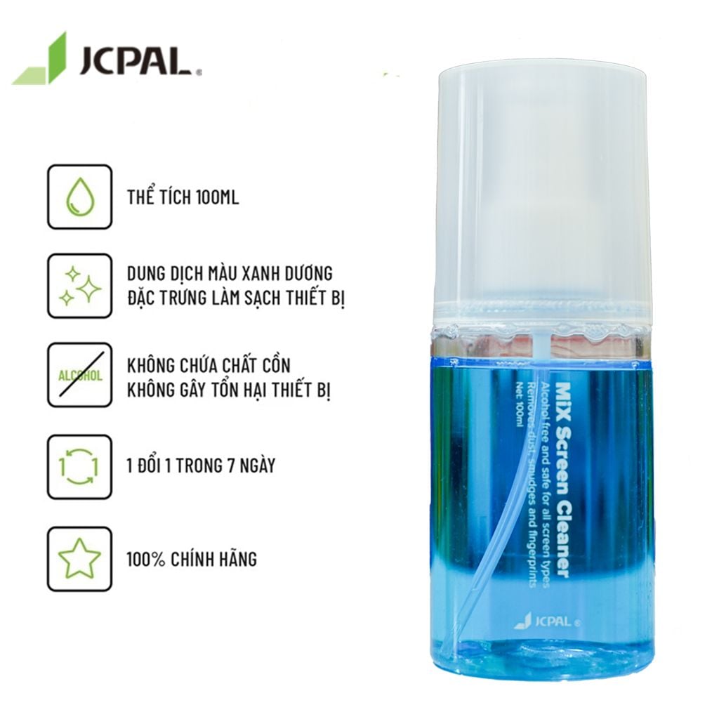 Dung dịch vệ sinh thiết bị không cồn JCPAL Mix - ảnh 2