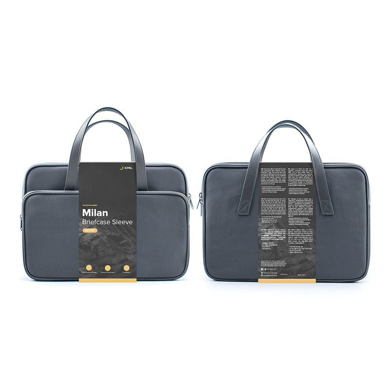 Túi xám kiêm túi chống sốc Milan Briefcase 13/14 Inch - ảnh 10