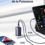 Củ sạc nhanh GaN 65W Ugreen 10335 CD244, 3 cổng, 2 USB-C và 1 USB Type-A - ảnh 3
