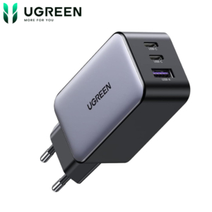 Củ sạc nhanh GaN 65W Ugreen 10335 CD244, 3 cổng, 2 USB-C và 1 USB Type-A
